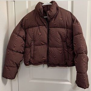 Brown H&M Puffer Jacket